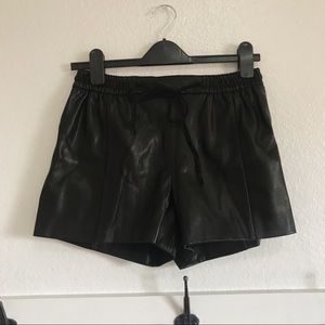 Zara Faux Leather Shorts | Size Small